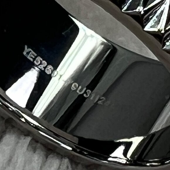 Daniel Wellington Elevation Ring 52 US 6 Silver Stainless Steel Geometric NWOT - Picture 6 of 8